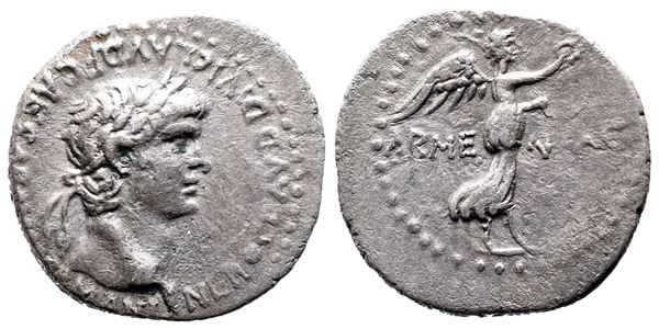 Nero (54-68). Cappadocia, Caesarea-Eusebia. AR Hemidrachm