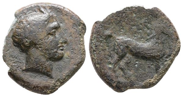 Sicily, Agyrion, c. 338-317 BC. Æ (20 mm, 5.03 g).