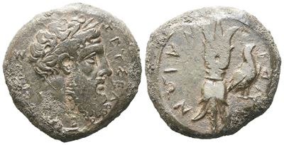 Sicily, Syracuse, C. 339/8-334 Bc. Æ Hemidrachm (23 MM, 10.26 G).