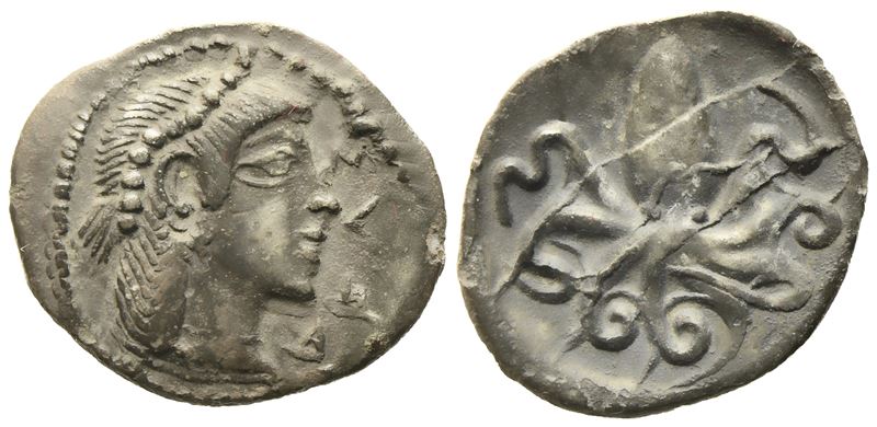 Sicily, Syracuse, Second Democracy (466-405 Bc), Litra; Ar (0,58 G; 13 MM)