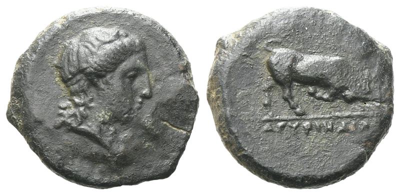 Sicily, Agyrion, c. 338-317 BC. Æ (14 mm, 2.37 g).