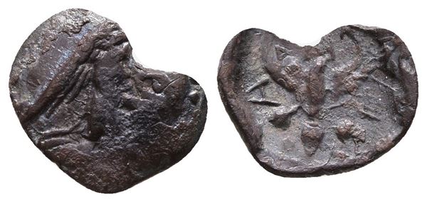 Sicily, Aitna, c. 461-450 BC. AR Litra (12 mm, 0.52 g).