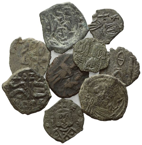 Lot of 10 Æ coins to be catalogued. Lot sold as is, no returns.