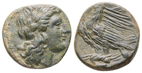 Sicily, Akragas. Phintias (287-279 BC). Æ (20 mm, 4.48 g).