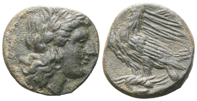Sicily, Akragas. Phintias (287-279 BC). Æ (20 mm, 4.48 g).