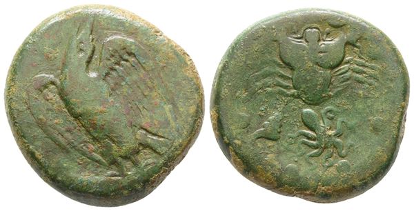 Sicily, Akragas, c. 420-410 BC. Æ Hemilitron (27 mm, 18.64 g).  - Auction Greek, Roman and Byzantine Coins	 - Bertolami Fine Art - Prague