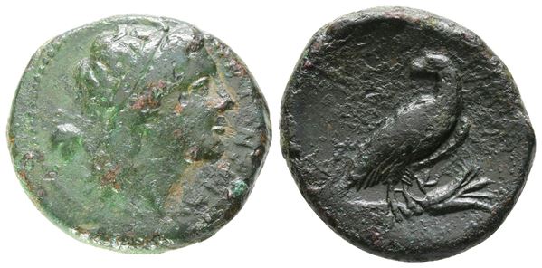 Sicily, Akragas, c. 338-317 BC. Æ (23 mm, 9.10 g).  - Auction Greek, Roman and Byzantine Coins	 - Bertolami Fine Art - Prague