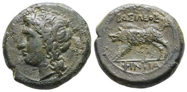 Sicily, Akragas. Phintias (287-279 BC). Æ (22 mm, 7.43g g).