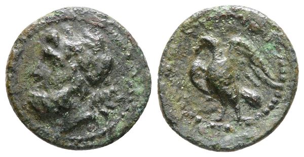 Sicily, Akragas(?), late 2nd century BC. Æ (15 mm, 1.45 g).