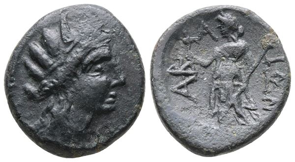 Sicily, Akrai, c. 2nd-1st century BC. Æ (18 mm, 5.88 g).  - Auction Greek, Roman and Byzantine Coins	 - Bertolami Fine Art - Prague