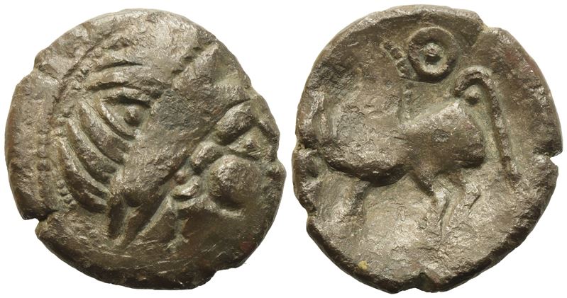 Celtic. Eastern Europe, II-I century BC; Tetradrachm; AR (8,32 g; 25,3 mm)