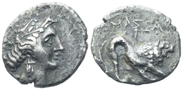 Gaul, Massalia, Light drachm or Tetrobol, 3rd-1st centuries BC; AR (2,59 g; 15,2 mm) 