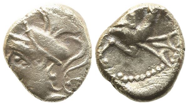 Celtic. Southern Gallia, Allobroges, c. 100-75 BC; Drachm; AR (2,19 g; 12,7 mm)