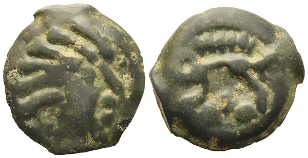 Celtic. Gallia, Leuci, I century BC; Potin unit (3,95 g; 18 mm)