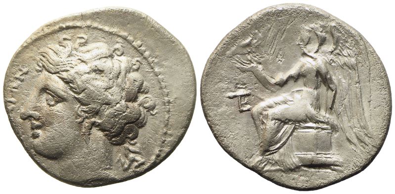 Bruttium, Terina (C. 300 Bc), Tetrobol; Ar (2,05 G; 16,2 MM)
