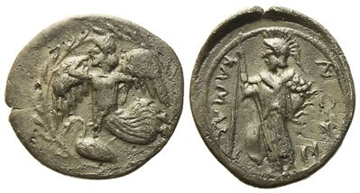 Sicily, Kamarina (C. 461-435 Bc), Litra; Ar (0,83 G; 13 MM)