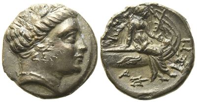 Euboia, Histiaia (3rd-2nd Centuries Bc), Tetrobol; Ar (1,93 G; 14 MM; 2 H)
