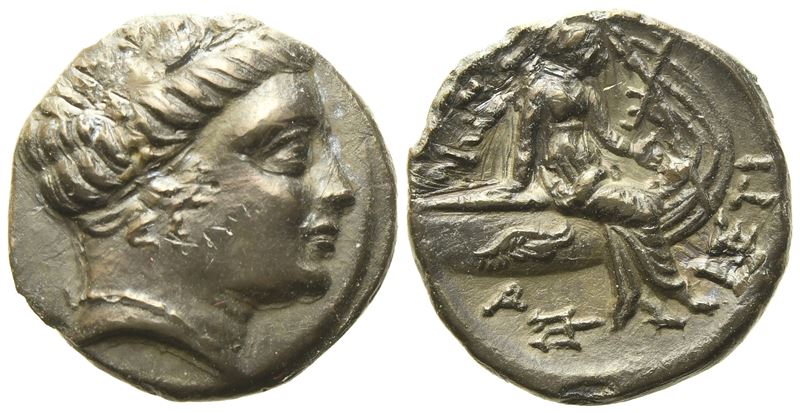 Euboia, Histiaia (3rd-2nd Centuries Bc), Tetrobol; Ar (1,93 G; 14 MM; 2 H)