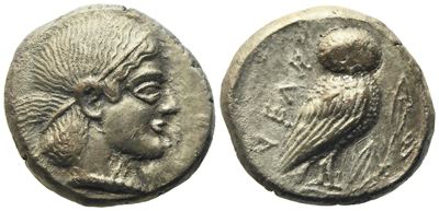 Lucania, Velia (C. 465-440), Drachm; Ar 3,92 G; 14,7 MM)