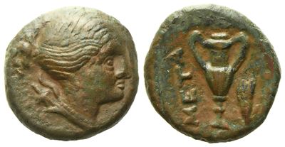Lucania, Metapontion (C. 250-207 Bc), Æ (1,43 G; 11,4 MM)