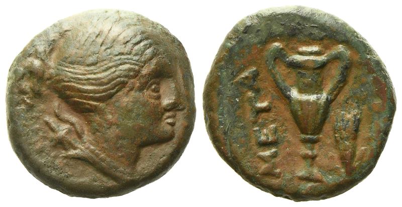 Lucania, Metapontion (C. 250-207 Bc), Æ (1,43 G; 11,4 MM)