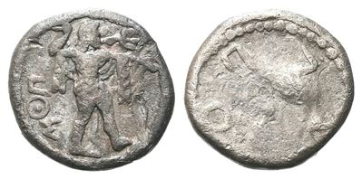 Northern Lucania, Poseidonia, C. 530-500 Bc. Ar Obol (9 MM, 0.61 G).