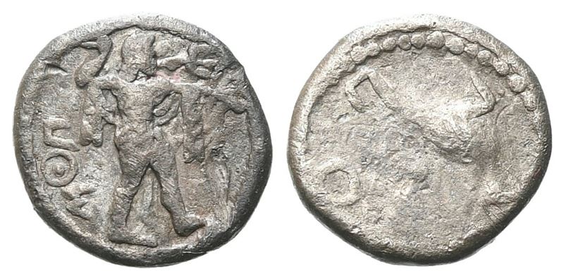 Northern Lucania, Poseidonia, C. 530-500 Bc. Ar Obol (9 MM, 0.61 G).