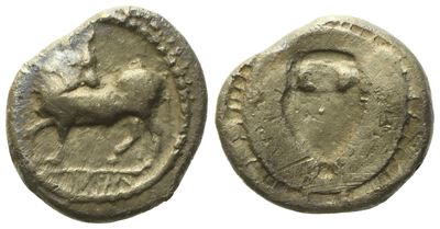 Lucania, Sybaris (C. 510-475 Bc), Triobol; Ar (1,23 G; 11,6 MM)