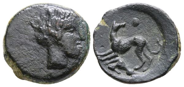 Sicily, Eryx, c. 400-390 BC. Æ (15 mm, 2.70 g).  - Auction Greek, Roman and Byzantine Coins	 - Bertolami Fine Art - Prague