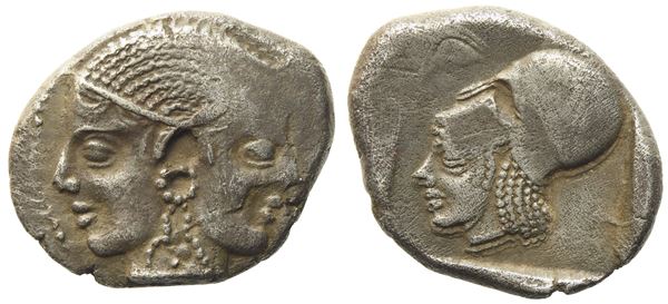 Mysia, Lampsakos (c. 500-400 BC), Drachm; AR (4,58 g; 19 mm)