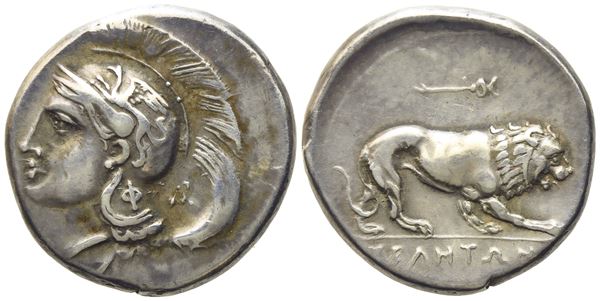 Lucania, Velia (c. 280 BC), Nomos; AR (7,58 g; 21,5 mm)