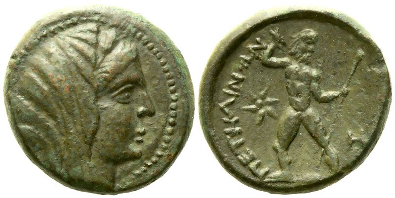Bruttium, Petelia (late 3rd Century Bc), Æ (8,38 G; 21,2 MM)