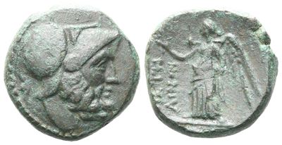 Bruttium, Petelia (C. 216-204 Bc), Æ (4,17 G; 15,5 MM)