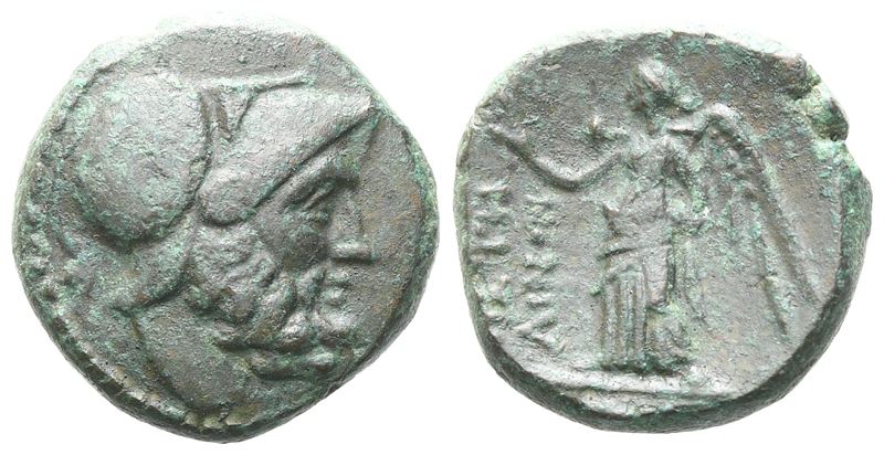 Bruttium, Petelia (C. 216-204 Bc), Æ (4,17 G; 15,5 MM)