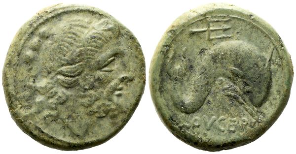 Apulia, Luceria, Teruncius; Æ (11,01 g; 21,5 mm)