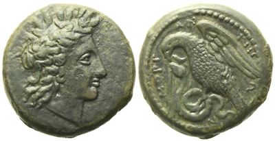 Sicily, Morgantina (C. 339/8-317 Bc), Hemilitron; Æ (8,40 G; 20 MM)