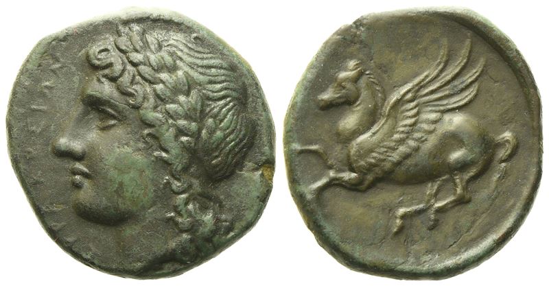 Sicily, Syracuse, (317-289 Bc), Æ (3,88 G; 18 MM)