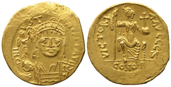 Justin II (565-578), Solidus; AV (4,42 g; 19 mm)