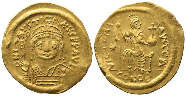 Justin II (565-578), Solidus; AV (4,47 g; 20 mm)