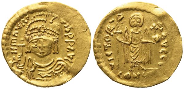 Maurice Tiberius (582-602), Solidus; AV (4,44 g; 21,6 mm)