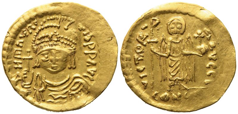 Maurice Tiberius (582-602), Solidus; AV (4,44 g; 21,6 mm)