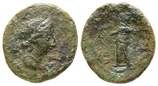 Sicily, Menaion, c. 200-150 BC. Æ Pentonkion (18 mm, 3.94 g).