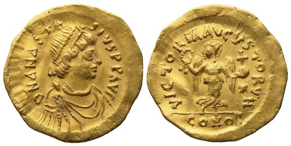 Anastasius I (491-518), Tremissis; AV (1,44 g; 14 mm)