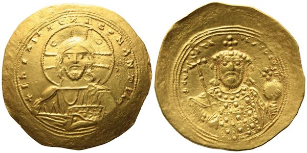 Constantine IX Monomachus (1042-1055), Histamenon Nomisma; AV (4,41 g; 26,3 mm)