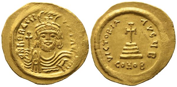 Heraclius (610-641), Solidus; AV (4,47 g; 22,2 mm)