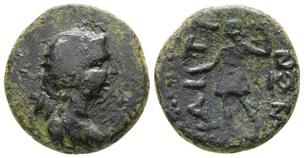 Sicily, Iaitos, c. 2nd century BC. Æ (21 mm, 6.14 g).