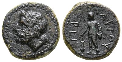 Sicily, Iaitos, C. 2nd-1st Century Bc. Æ (17 MM, 3.12 G).