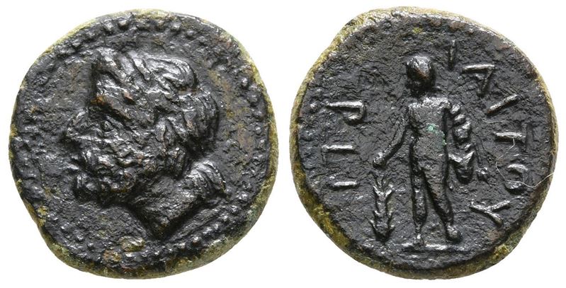 Sicily, Iaitos, C. 2nd-1st Century Bc. Æ (17 MM, 3.12 G).