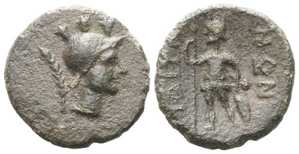 Sicily, Iaitos, c. 2nd century BC. Æ (15 mm, 2.31 g).