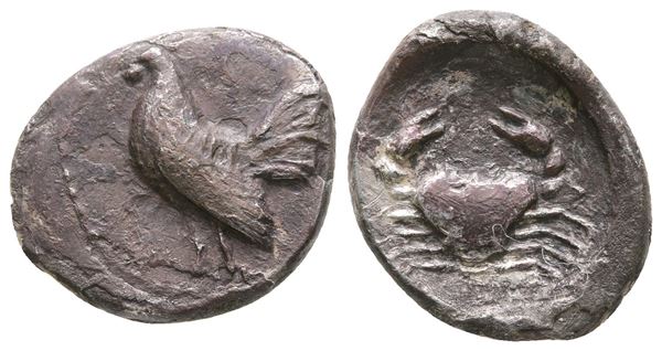 Sicily, Himera, c. 483/2-472/1 BC. AR Drachm (17 mm, 3.79 g).  - Auction Greek, Roman and Byzantine Coins	 - Bertolami Fine Art - Prague